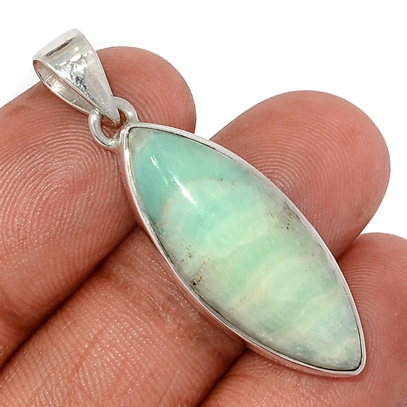 1.6" Blue Aragonite Pendants - BANP103