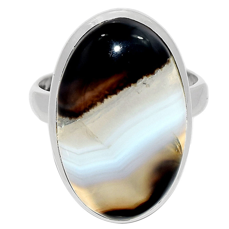 Black Banden Agate Ring - BBAR959