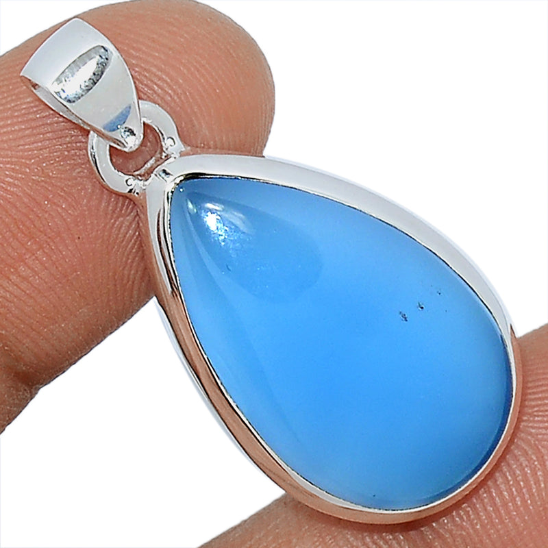 1.5" Blue Chalcedony Pendants - BCDP733