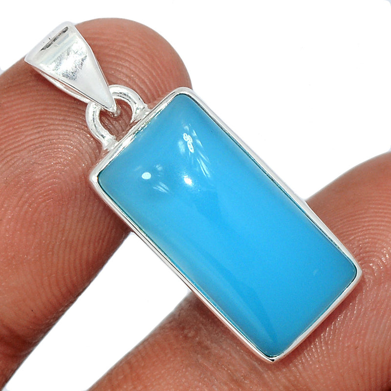 1.2" Blue Chalcedony Pendants - BCDP883