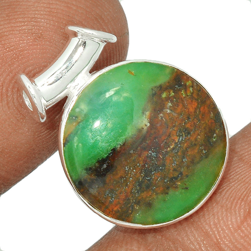 1" Boulder Chrysoprase Pendants - BCPP807