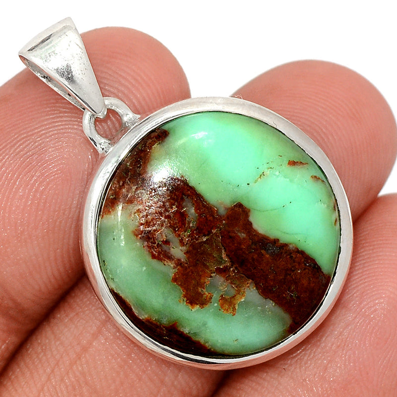 1.3" Boulder Chrysoprase Pendants - BCPP817