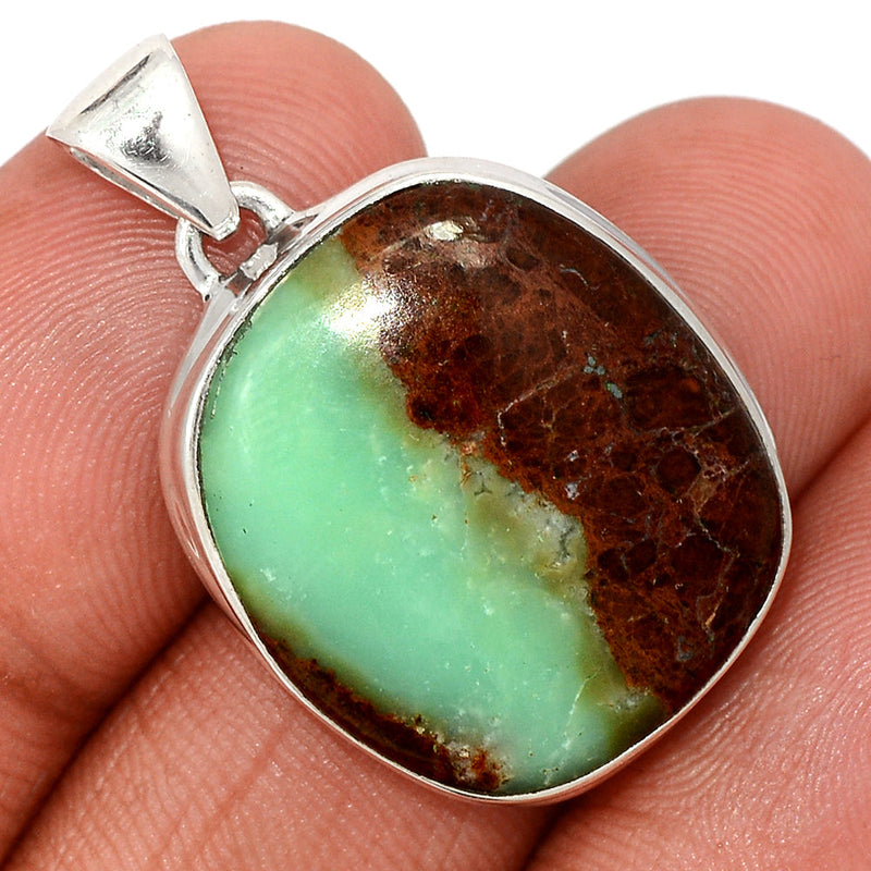 1.2" Boulder Chrysoprase Pendants - BCPP829