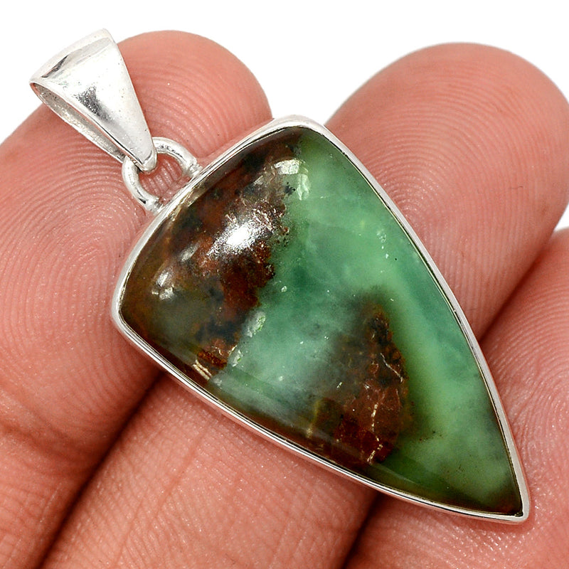 1.6" Boulder Chrysoprase Pendants - BCPP831