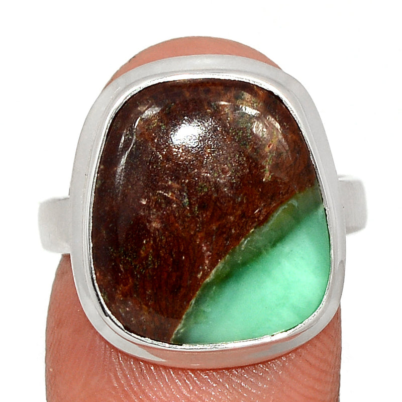 Boulder Chrysoprase Ring - BCPR281