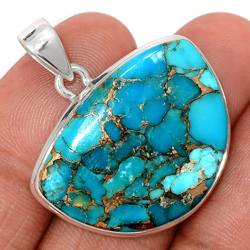 1.3" Blue Copper Tuquoise Pendants - BCTP1447