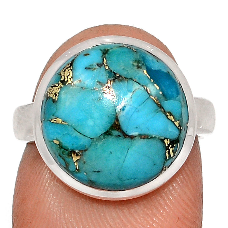 Blue Copper Turquoise Ring - BCTR1765