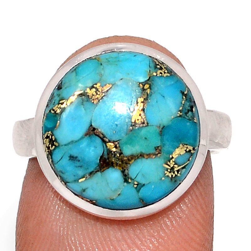 Blue Copper Turquoise Ring - BCTR1770