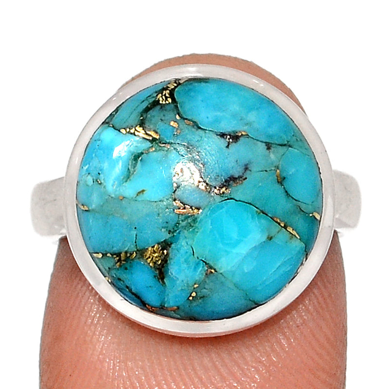 Blue Copper Turquoise Ring - BCTR1774