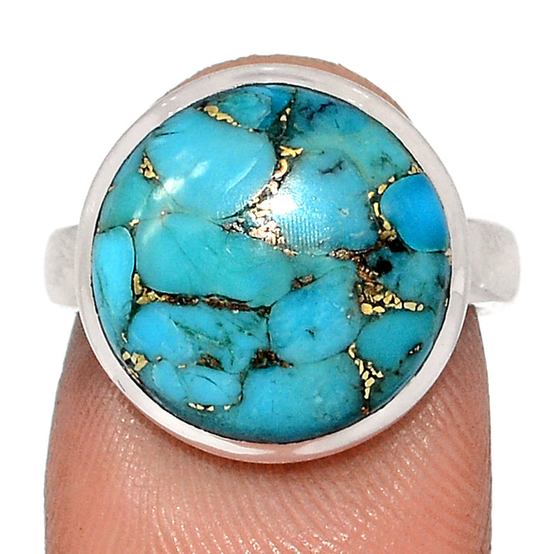 Blue Copper Turquoise Ring - BCTR1794