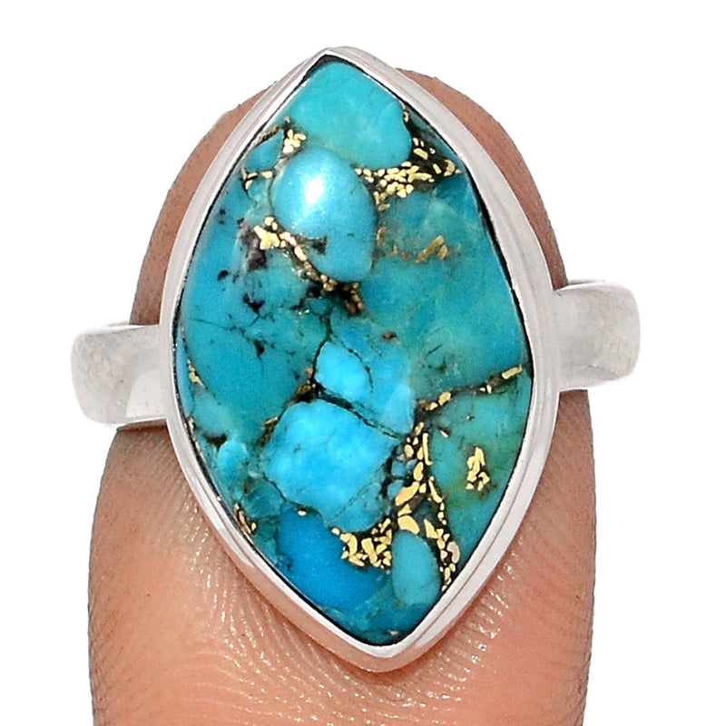 Blue Copper Turquoise Ring - BCTR1805