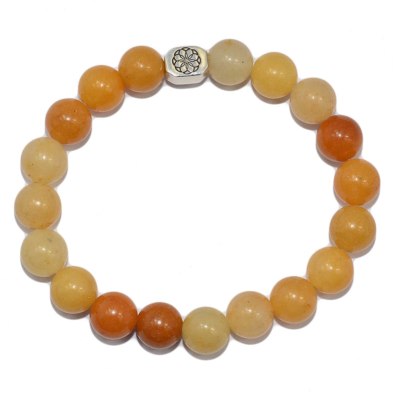 Stretchable - Yellow Lace Agate Beads Bracelets - BDS2001-YLA Catalogue