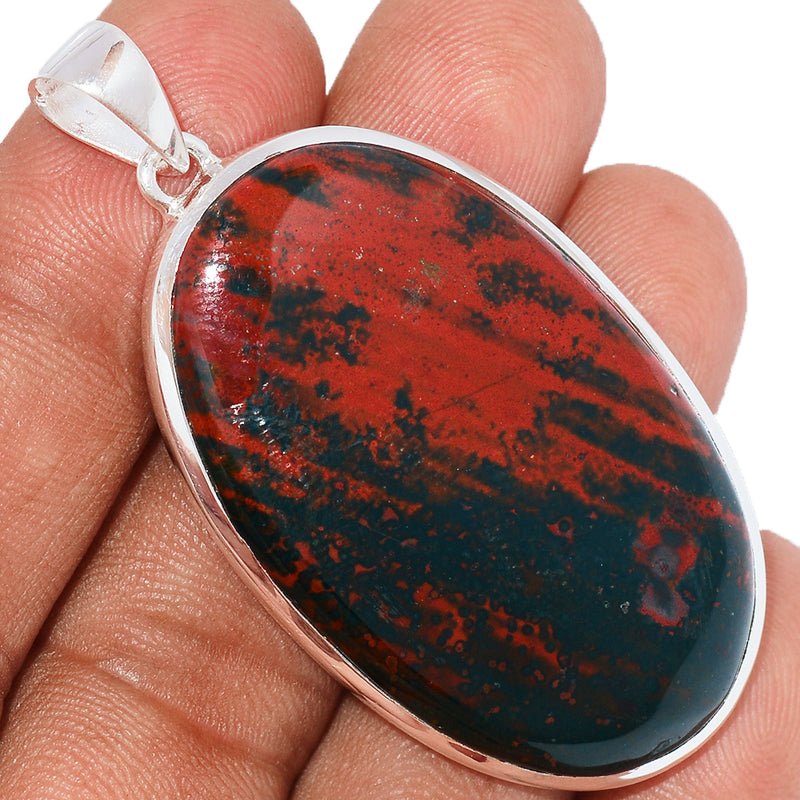 2.2" Blood Stone Pendants - BDSP1525