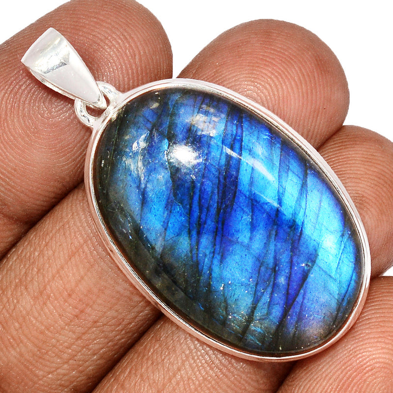 1.8" Blue Fire Labradorite Pendants - BFLP1390