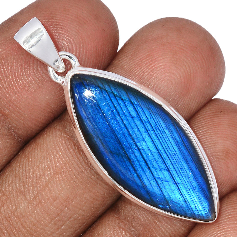 1.7" Blue Fire Labradorite Pendants - BFLP1611