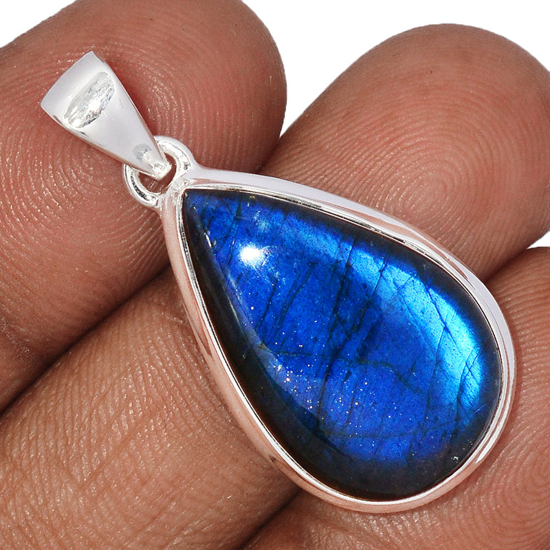 1.5" Blue Fire Labradorite Pendants - BFLP1622