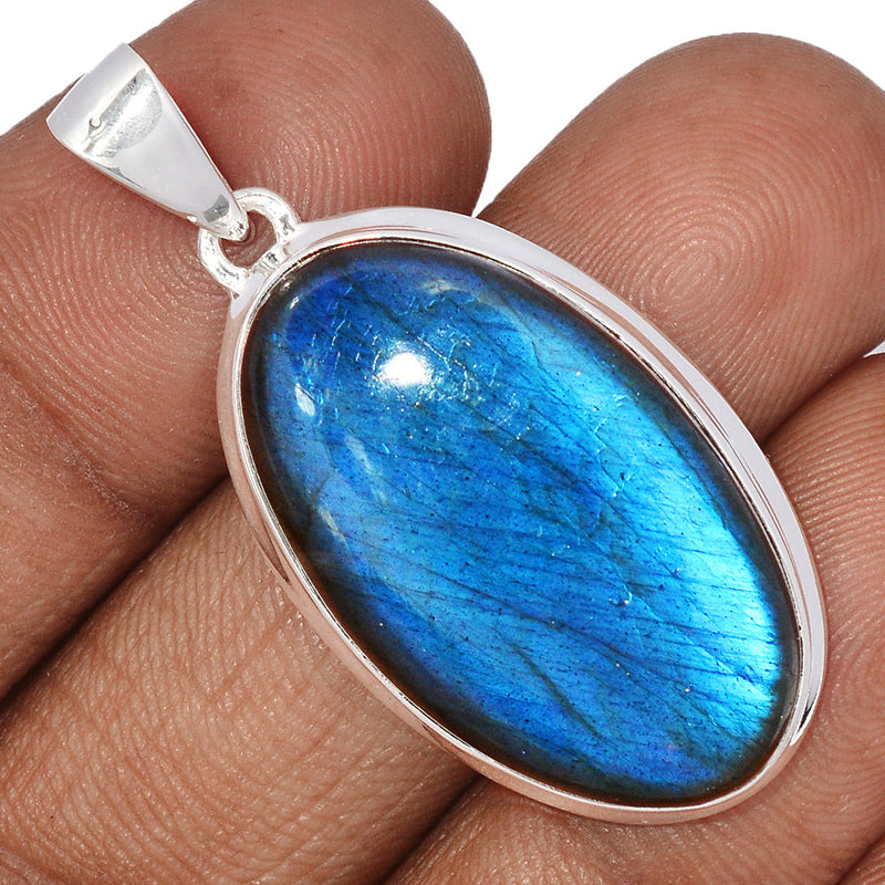 1.7" Blue Fire Labradorite Pendants - BFLP1644