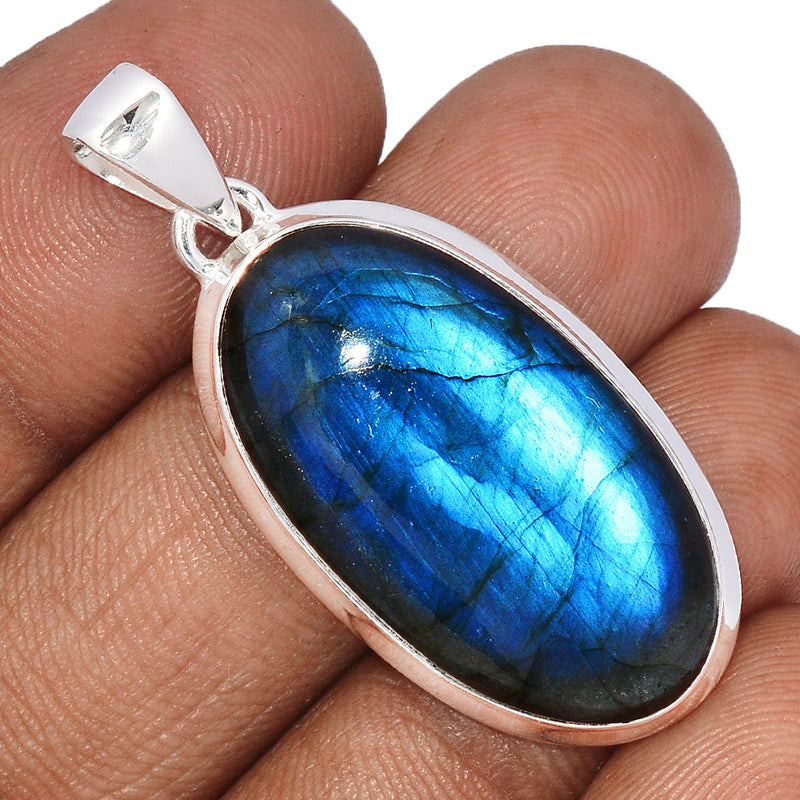 1.7" Blue Fire Labradorite Pendants - BFLP1655