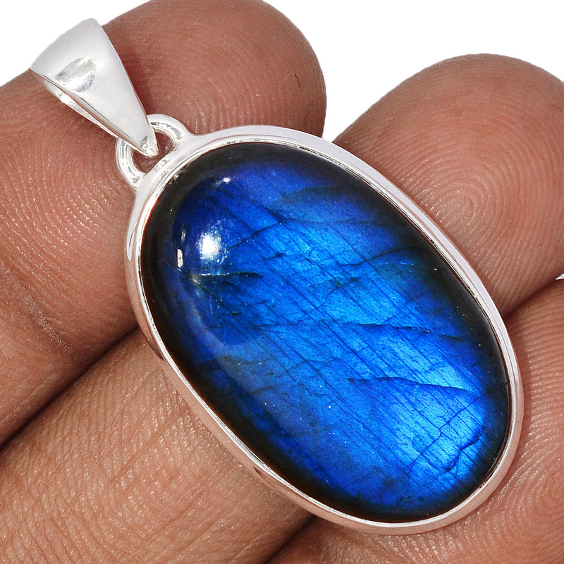 1.7" Blue Fire Labradorite Pendants - BFLP1793