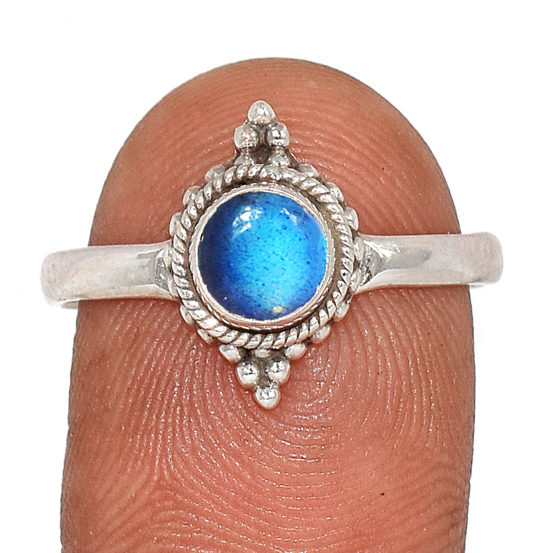 Small Filigree - Blue Fire Labradorite Ring - BFLR1109