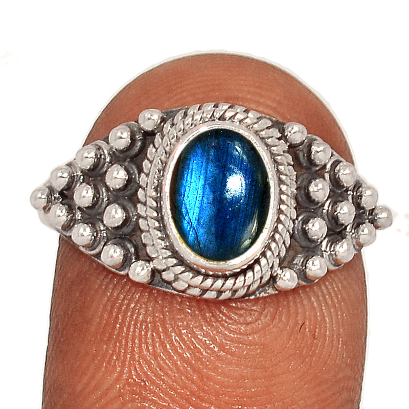 Small Filigree - Blue Fire Labradorite Ring - BFLR1147