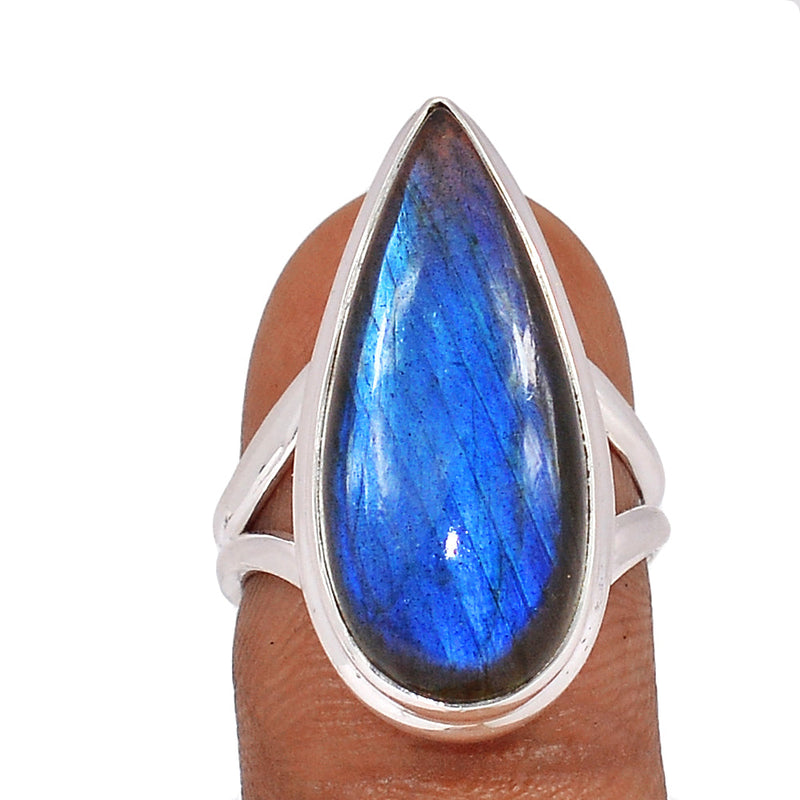 Blue Fire Labradorite Ring - BFLR1472