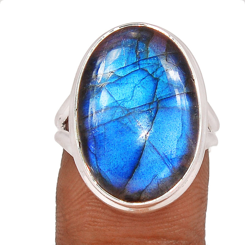 Blue Fire Labradorite Ring - BFLR1511