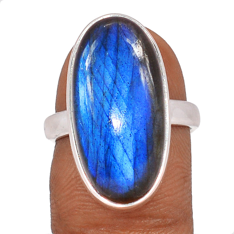 Blue Fire Labradorite Ring - BFLR1518