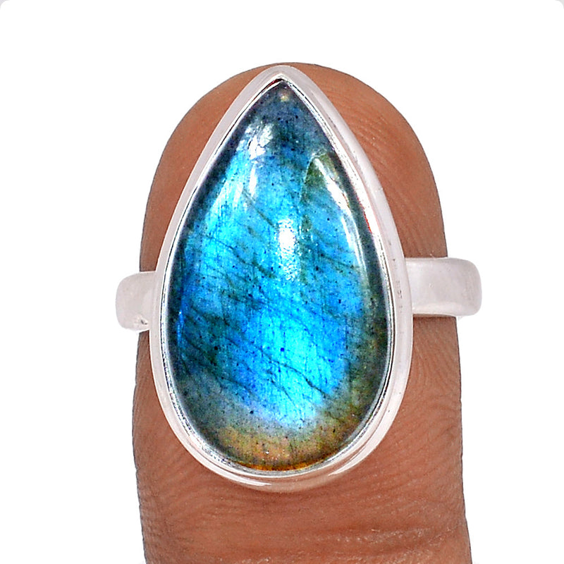 Blue Fire Labradorite Ring - BFLR1528