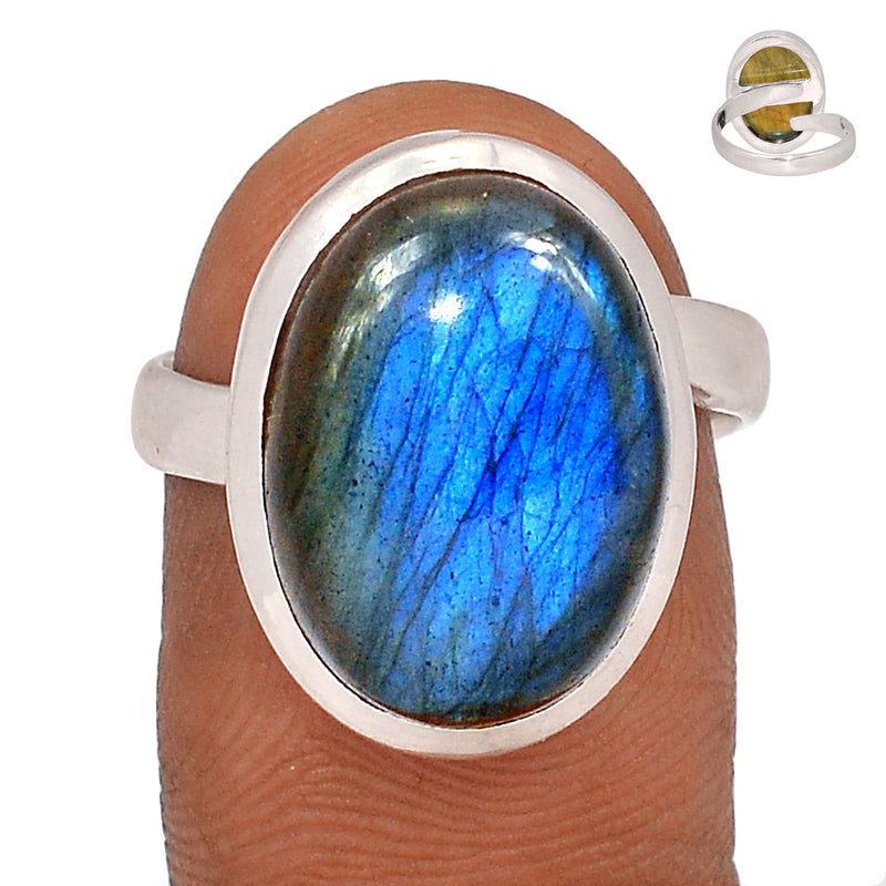 Adjustable - Blue Fire Labradorite Ring - BFLR1567