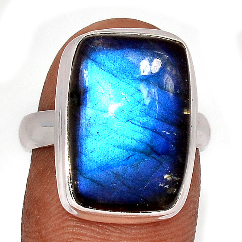 Blue Fire Labradorite Ring - BFLR1574