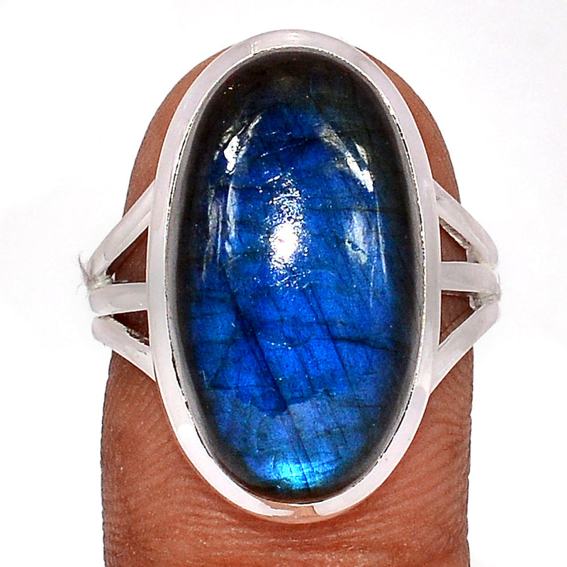 Blue Fire Labradorite Ring - BFLR1585