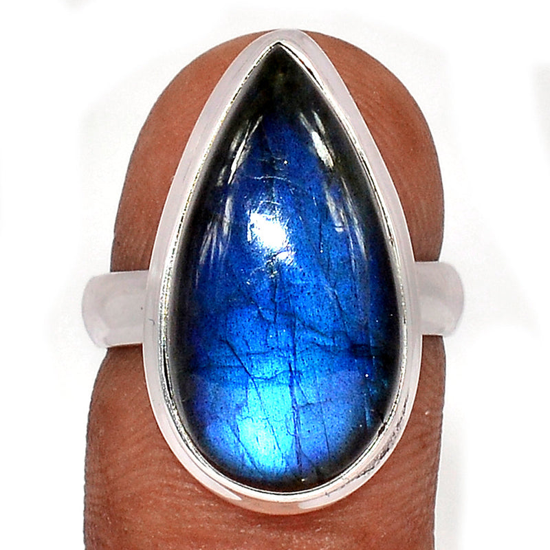 Blue Fire Labradorite Ring - BFLR1608