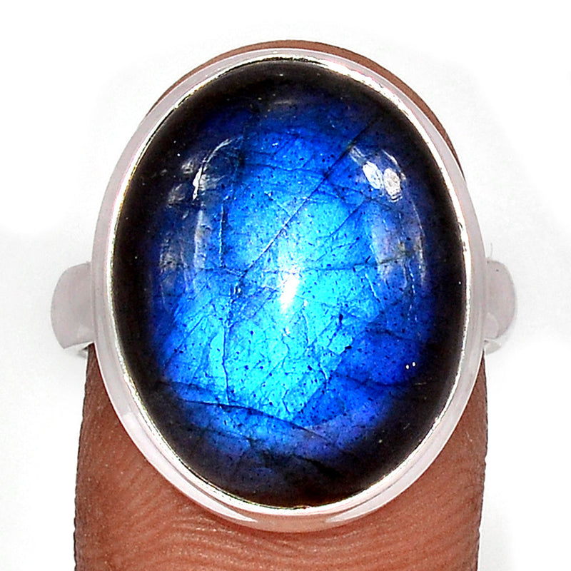 Blue Fire Labradorite Ring - BFLR1621