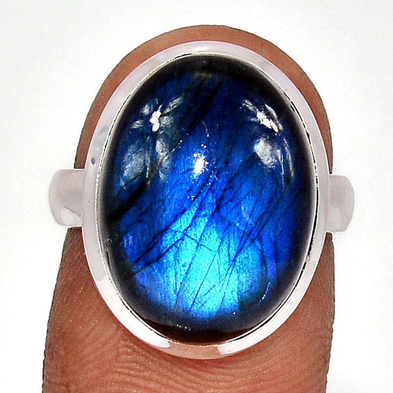 Blue Fire Labradorite Ring - BFLR1631