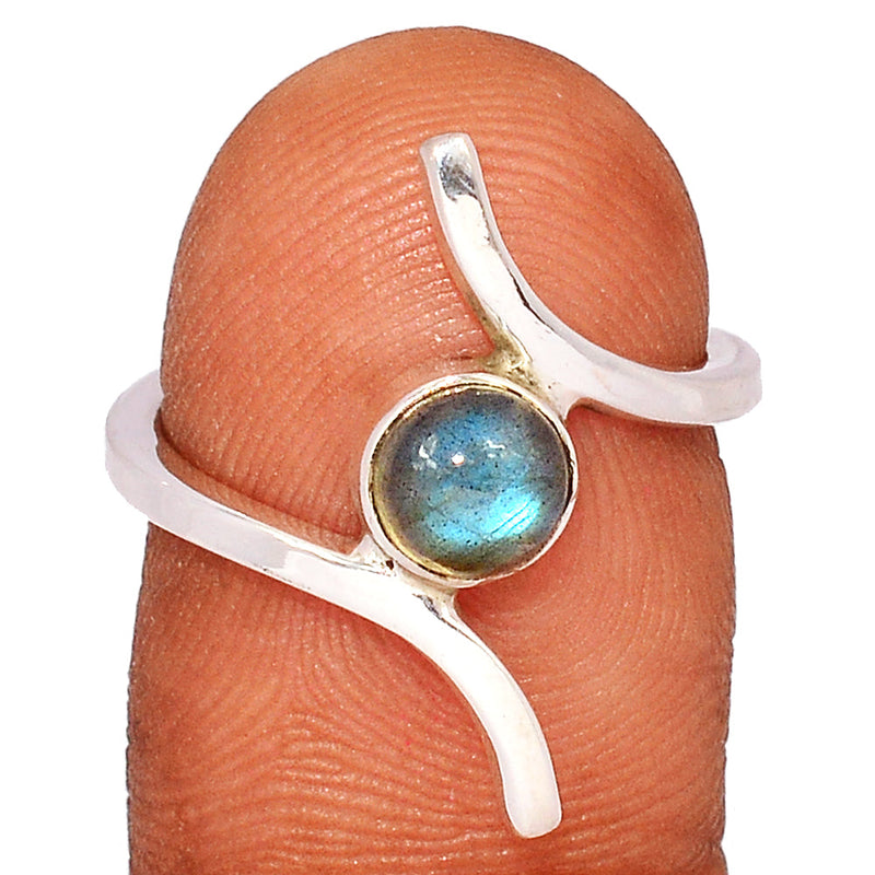 Small Plain - Blue Fire Labradorite Ring - BFLR1759