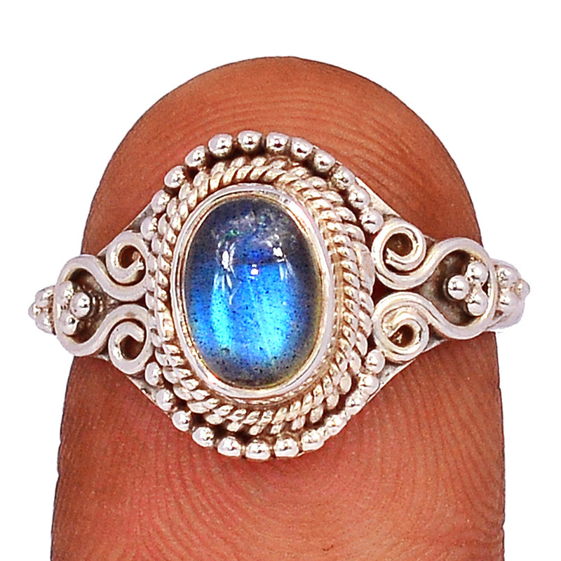 Small Filigree - Blue Fire Labradorite Ring - BFLR1763