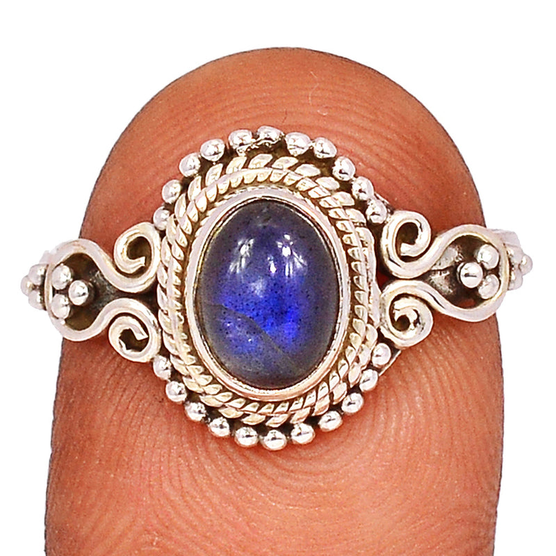 Small Filigree - Blue Fire Labradorite Ring - BFLR1772