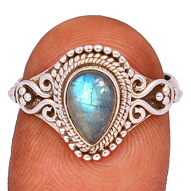 Small Filigree - Blue Fire Labradorite Ring - BFLR1776