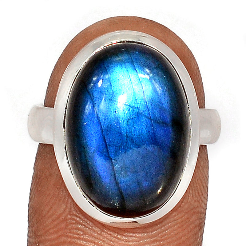 Blue Fire Labradorite Ring - BFLR1821