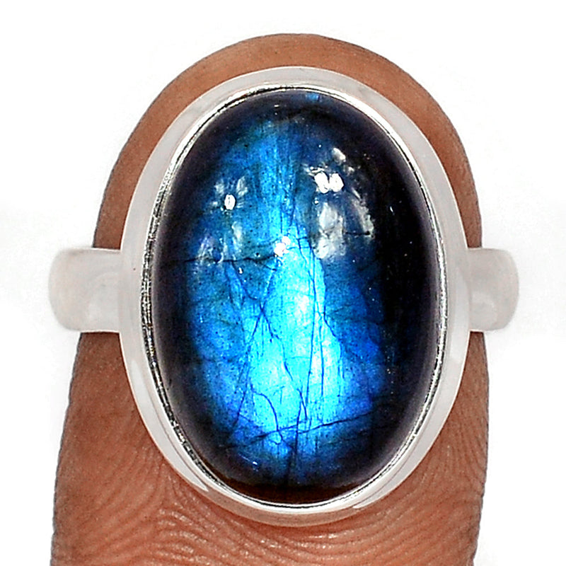 Blue Fire Labradorite Ring - BFLR1822