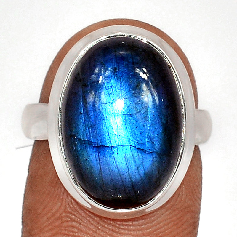 Blue Fire Labradorite Ring - BFLR1836