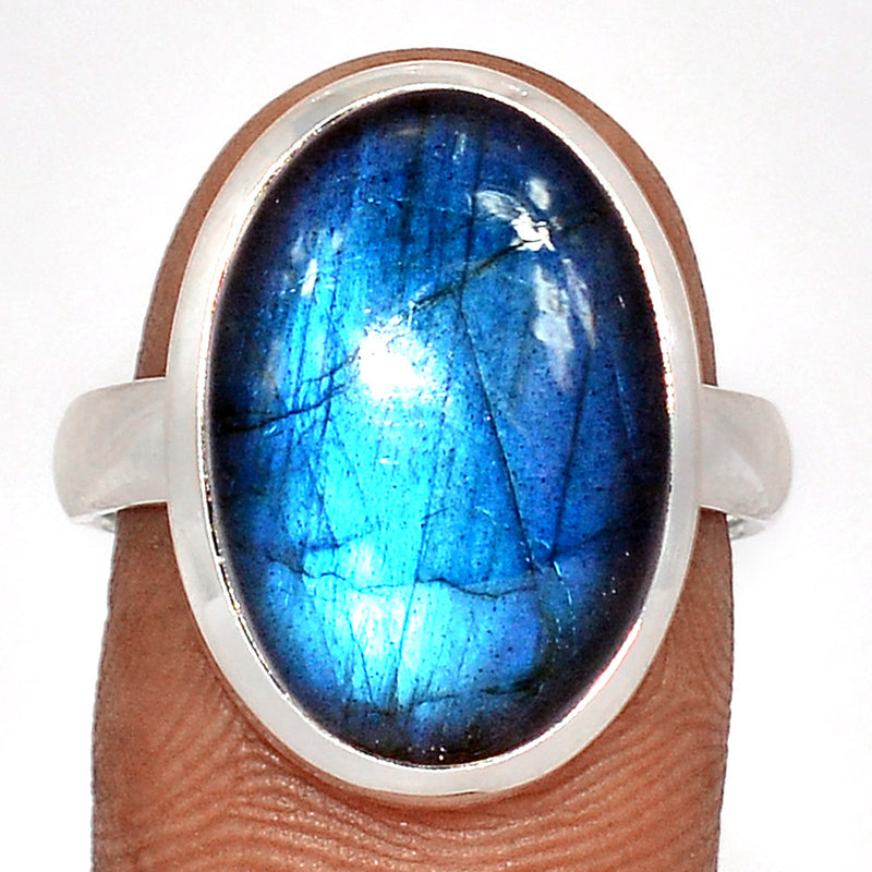 Blue Fire Labradorite Ring - BFLR1854