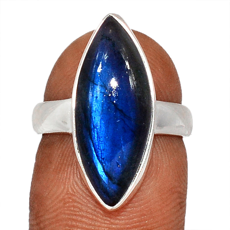 Blue Fire Labradorite Ring - BFLR1917