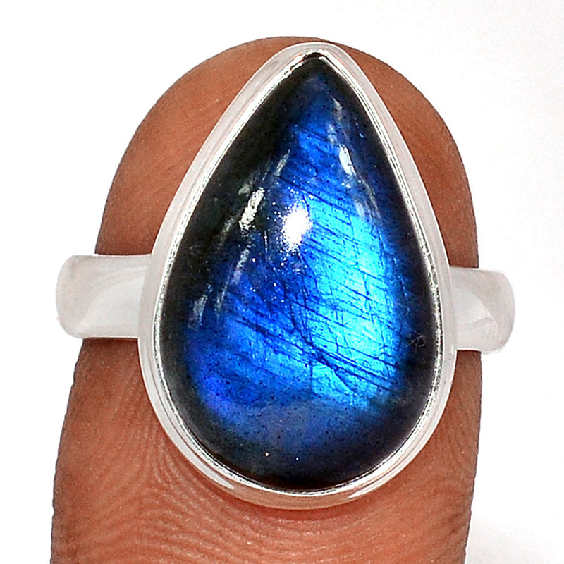 Blue Fire Labradorite Ring - BFLR1919