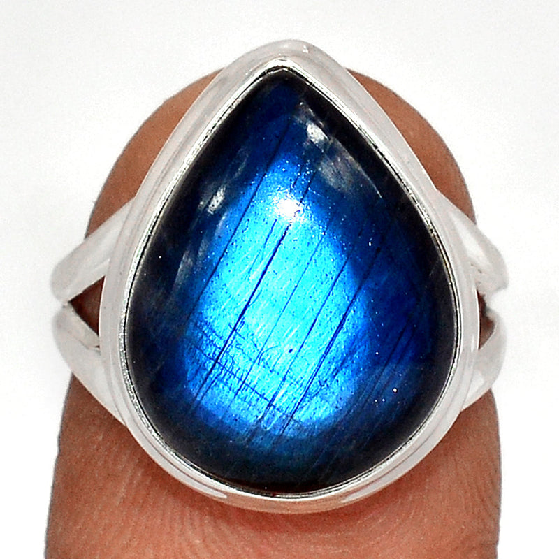 Blue Fire Labradorite Ring - BFLR1970