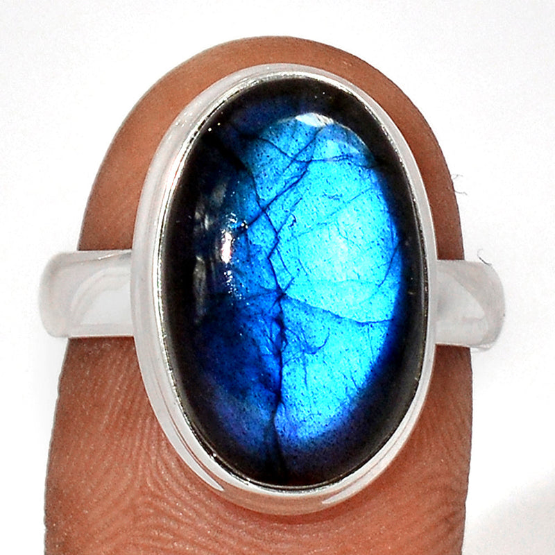 Blue Fire Labradorite Ring - BFLR1974