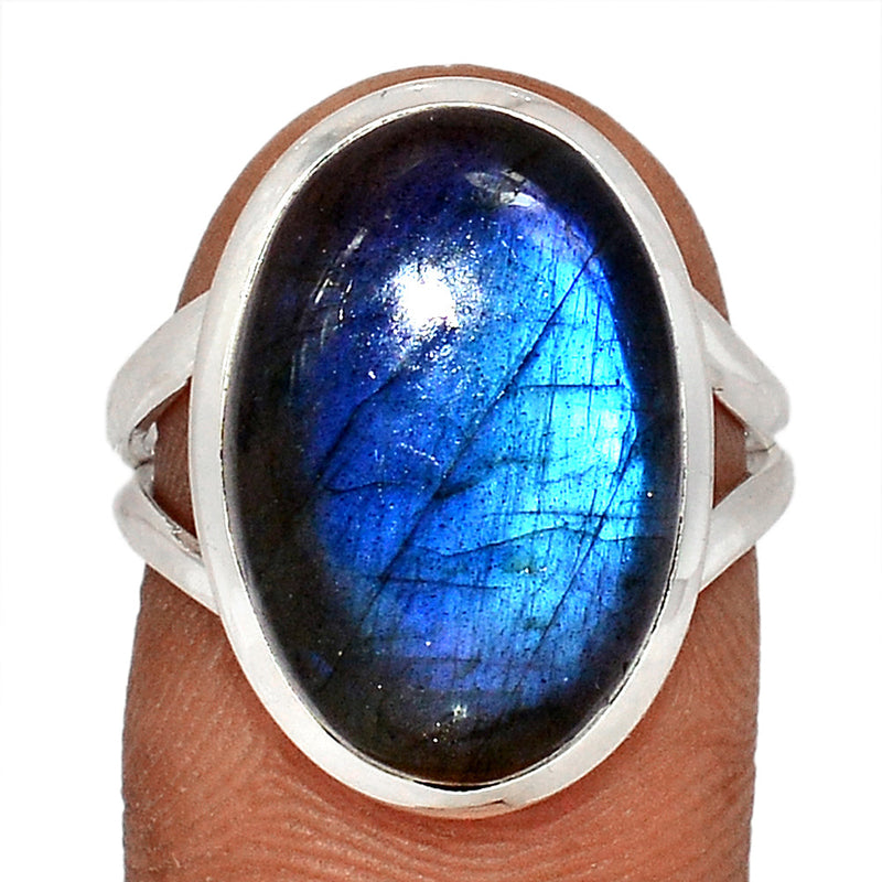 Blue Fire Labradorite Ring - BFLR2003