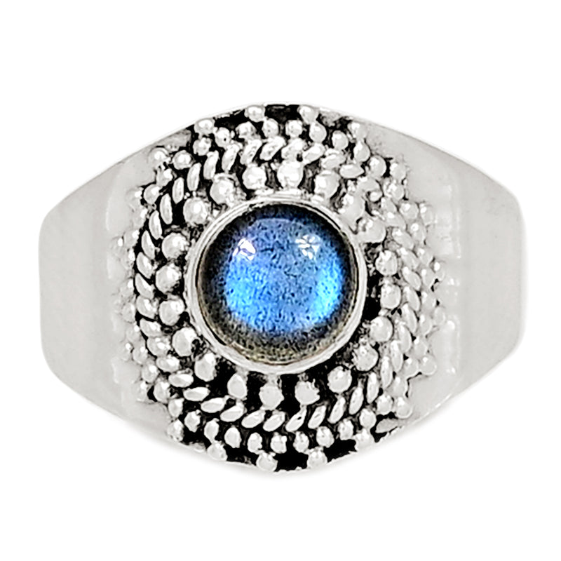 Fine Filigree - Blue Fire Labradorite Ring - BFLR3564