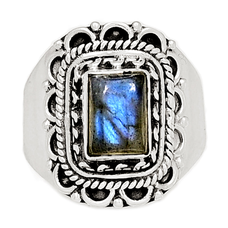 Fine Filigree - Blue Fire Labradorite Ring - BFLR3565